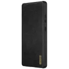 Samsung Galaxy S25 Ultra Tok - Nillkin Qin Pro Leather - Fekete