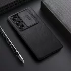Samsung Galaxy S25 Ultra Tok - Nillkin Qin Pro - Fekete