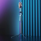 Wozinsky Szelfibot / Állvány AI Arckövető Gesztusvezérléssel - Fekete