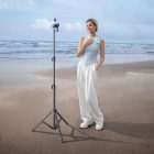 Wozinsky Tartós Szénacél Állvány - 1.7m - Fekete