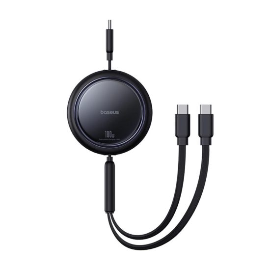 Baseus Bright Mirror USB-C - 2x USB-C Kábel - 1m 100W - Fekete