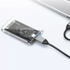 Orico Mini mSATA SSD Ház - USB-C 3.2 5Gb/s - Átlátszó