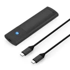 Orico PWM2-G2 USB3.2 Gen2 Type-C M.2 NVMe SSD ház 10Gb/s - Fekete