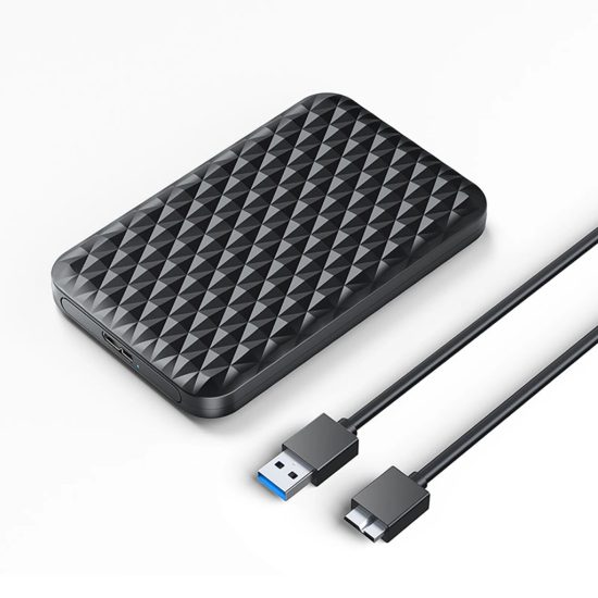 Orico 2.5" HDD/SSD Ház - USB Micro-B 5Gb/s - Fekete