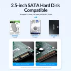 Orico 2.5" HDD/SSD Ház - USB Micro-B 5Gb/s - Fekete