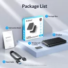 Orico 2.5" HDD/SSD Ház - USB Micro-B 5Gb/s - Fekete