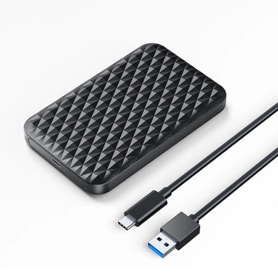 Orico 2.5" HDD/SSD Ház - USB-C 5Gb/s - Fekete