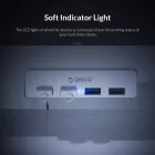 Orico MH4PU USB HUB 4x USB-A 3.0 - Ezüst