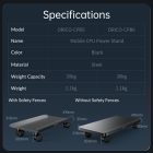 Orico CPB6 PC Állvány Kerekekkel - Fekete