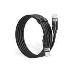 Orico CDX USB-C - USB-C Kábel - 1m 3A 60W - Fekete