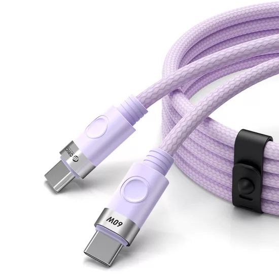 Orico CDX USB-C - USB-C Kábel - 1m 3A 60W - Lila