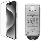 iPhone 16 Kijelzővédő Üvegfólia - Guess Screen Protector 2.5D Outline