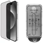 iPhone 16 Pro Max Kijelzővédő Üvegfólia - Guess Screen Protector Privacy 2.5D Outline