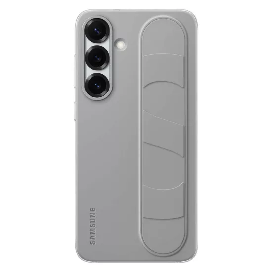 Samsung Galaxy S25+ Plus Tok - Samsung Standing Grip Case - Szürke