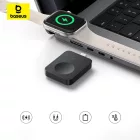 Baseus MagPro 2.5W Apple Watch Mágneses Induktív Töltő - Fekete