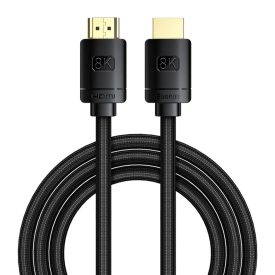 Baseus High Definition 8K HDMI Kábel 2m - Fekete Baseus High Definition 8K HDMI Kábel 2m - Fekete