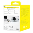 Baseus PowerCombo Hosszabbító Elosztó 7in1 Cube -  3x AC + 3x USB-A + 1x USB-C 1.5m - Fehér