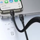 Baseus Flash 3 3in1 USB-C - 2x USB-C + Lightning Kábel - 1.5m 100W - Fekete