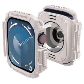 Apple Watch 10 (46mm) Tok - Spigen Rugged Armor - Bézs Apple Watch 10 (46mm) Tok - Spigen Rugged Armor - Bézs