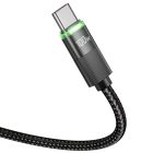 Tech-Protect USB-C - USB-C Ultraboost Spirál Kábel - PD100W/5A 180cm - Fekete