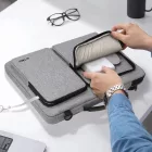 Tech-Protect Defender Laptop Táska 13-14" - Szürke