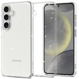   Samsung Galaxy S25 Tok - Tech-Protect FlexAir - Átlátszó-Csillogó