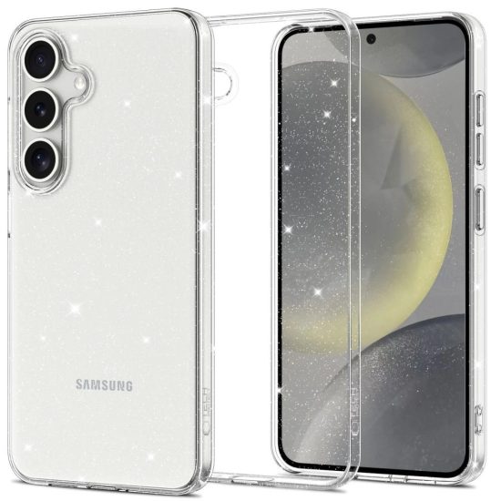 Samsung Galaxy S25 Tok - Tech-Protect FlexAir - Átlátszó-Csillogó