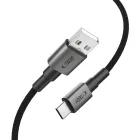 Tech-Protect Ultraboost DNA USB-A - USB-C Kábel - 0.5m 3A 15W - Szürke