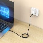 Tech-Protect Ultraboost DNA USB-C - USB-C Kábel - 2m 3A 60W - Szürke