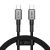 Tech-Protect Ultraboost DNA USB-C - USB-C Kábel - 1m 5A 100W - Szürke