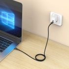 Tech-Protect Ultraboost DNA USB-C - USB-C Kábel - 2m 5A 100W - Szürke