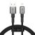 Tech-Protect Ultraboost DNA USB-A - Lightning Kábel - 1m 2.4A 15W - Szürke