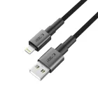 Tech-Protect Ultraboost DNA USB-A - Lightning Kábel - 1m 2.4A 15W - Szürke