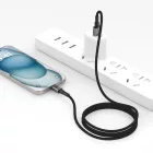 Tech-Protect Ultraboost DNA USB-A - Lightning Kábel - 1m 2.4A 15W - Szürke