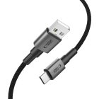 Tech-Protect Ultraboost DNA USB-A - USB-C Kábel - 2m 3A 15W - Szürke