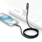 Tech-Protect Ultraboost DNA USB-C - USB-C Kábel - 3m 5A 100W - Szürke