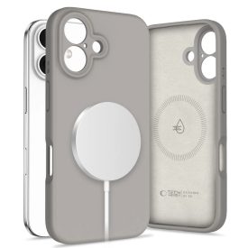 iPhone 16 Tok - Tech-Protect Liquid Silicone MagSafe - Szürke   iPhone 16 Tok - Tech-Protect Liquid Silicone MagSafe - Szürke
