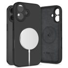 iPhone 16 Tok - Tech-Protect Liquid Silicone MagSafe - Fekete