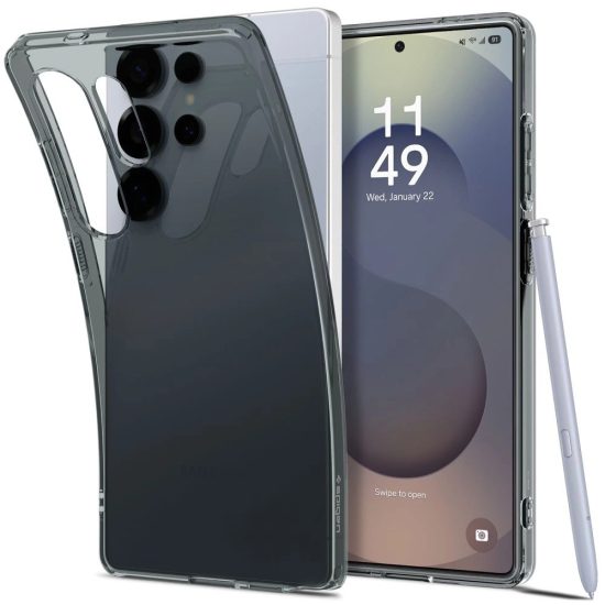 Samsung Galaxy S25 Ultra Tok - Spigen Liquid Crystal - Félig Átlátszó