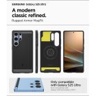 Samsung Galaxy S25 Ultra Tok - Spigen Rugged Armor MagFit + Qi2 - Fekete