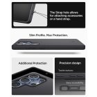 Samsung Galaxy S25 Ultra Tok - Spigen Silicone Fit MagFit - Fekete