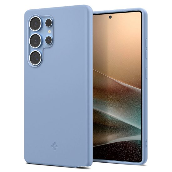 Samsung Galaxy S25 Ultra Tok - Spigen Silicone Fit MagFit - Kék