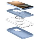 Samsung Galaxy S25 Ultra Tok - Spigen Silicone Fit MagFit - Kék