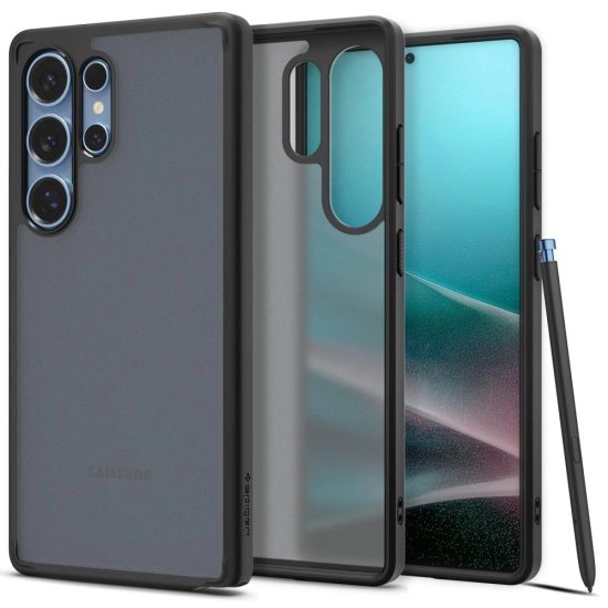 Samsung Galaxy S25 Ultra Tok - Spigen Ultra Hybrid - Matt Fekete