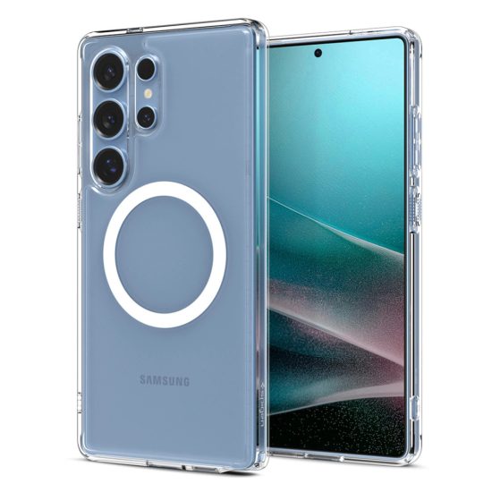 Samsung Galaxy S25 Ultra Tok - Spigen Ultra Hybrid MagFit + Qi2 - Átlátszó