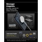 Samsung Galaxy S25 Ultra Tok - Spigen Ultra Hybrid MagFit + Qi2 - Matt Fekete