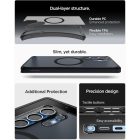 Samsung Galaxy S25 Ultra Tok - Spigen Ultra Hybrid MagFit + Qi2 - Matt Fekete