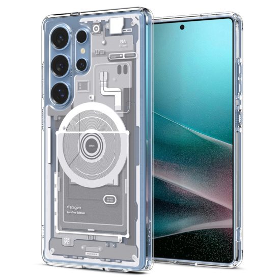 Samsung Galaxy S25 Ultra Tok - Spigen Ultra Hybrid MagFit + Qi2 - Zero One Fehér