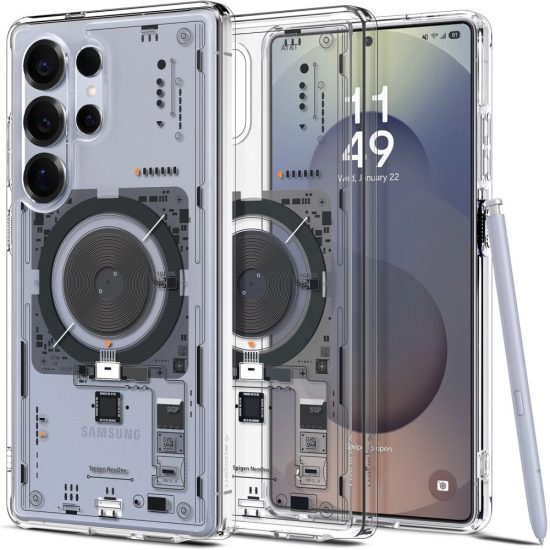Samsung Galaxy S25 Ultra Tok - Spigen Ultra Hybrid MagFit - Neo One Átlátszó