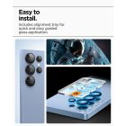 Samsung Galaxy S25 Ultra Lencsevédő - Spigen Glas.tR EZ Fit Optik Pro x 2 db - Fekete